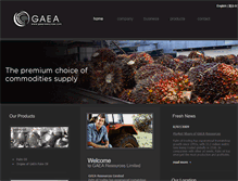 Tablet Screenshot of gaearesourcesgroup.com